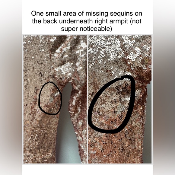 Lulus Capture the Moon Rose Gold Sequin Gown - Picture 11 of 12